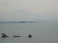 日本海は何処か宮崎の海とは印象が違います。